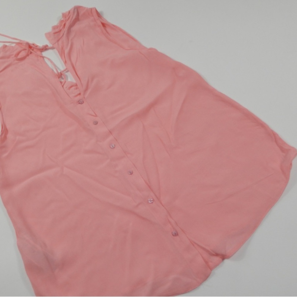 Zara Light Pink Sleeveless Blouse